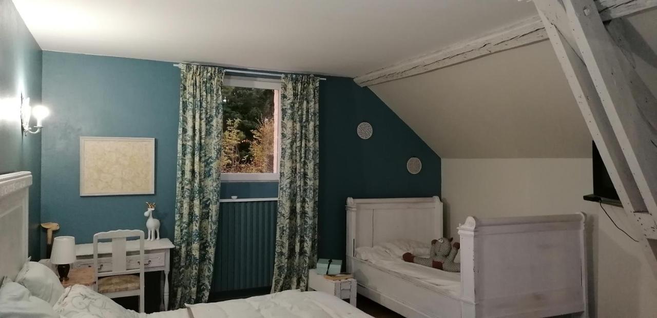 Les Rues-des-Vignes La Chaumiere Du Tordoir Bed & Breakfast エクステリア 写真